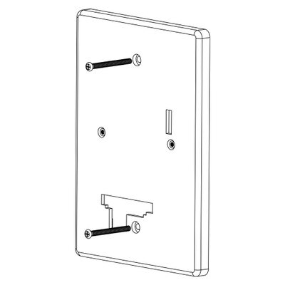 IST RETRO MyDoor Adapter Plate, Black