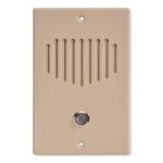 IST I2000 Door Intercom Station and RETRO Adaptor Plate, Almond