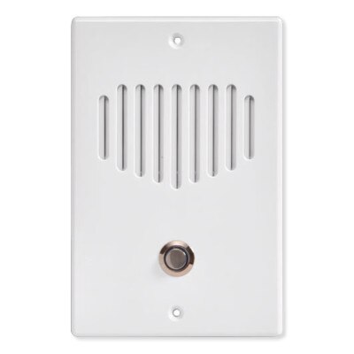 IST I2000 Door Intercom Station and RETRO Adaptor Plate, White