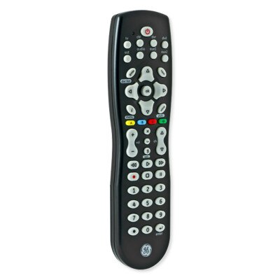 GE 8-Device Universal Remote Control, Black