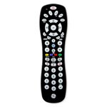 GE 6-Device Universal Remote Control, Black