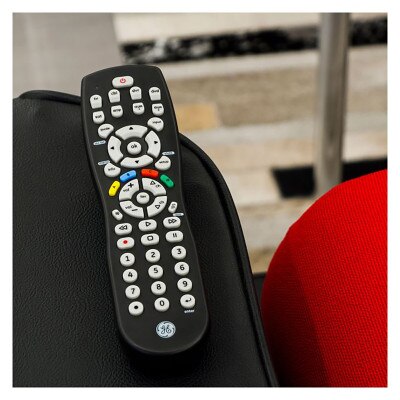 GE 8-Device Universal Remote Control, Black