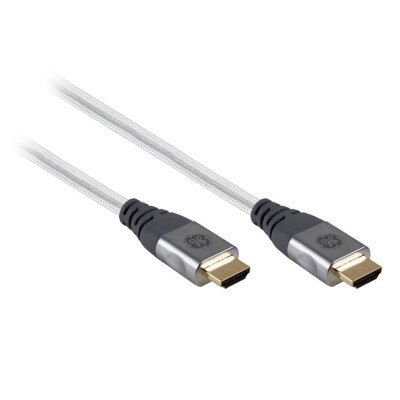 GE High Speed 8K HDMI Cable with Ethernet, 8 Ft.