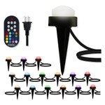 Enbrighten Mini Landscape Lights with RF Remote, 15 Pucks