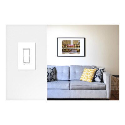 Enbrighten Z-Wave Plus v2 In-Wall Smart Paddle Dimmer, 700 Series (Open Box)