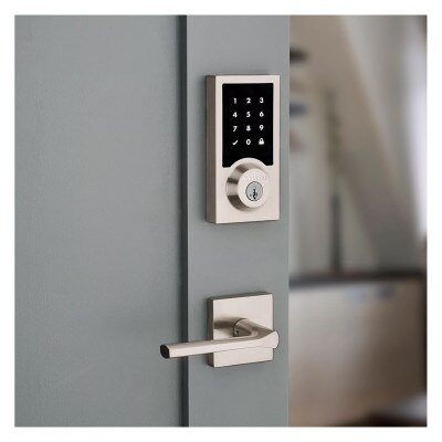 Kwikset SmartCode 916 Zigbee Contemporary Touchscreen Deadbolt with Home Connect, Satin Nickel (Open Box)