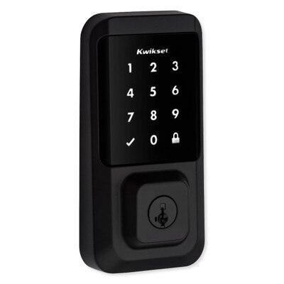 Kwikset Halo Touchscreen Wi-Fi Smart Lock, Iron Black