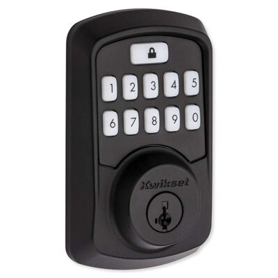 Kwikset Aura Keypad Smartlock, Bluetooth, Iron Black