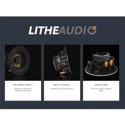 Lithe Audio 3 In. Spot In-Ceiling Speaker