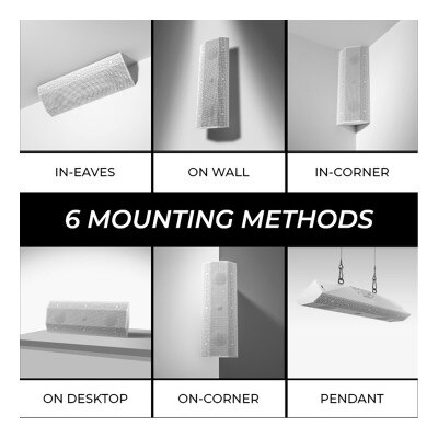 Lithe Audio IO1 Wi-Fi WiSA Speaker (Single), White