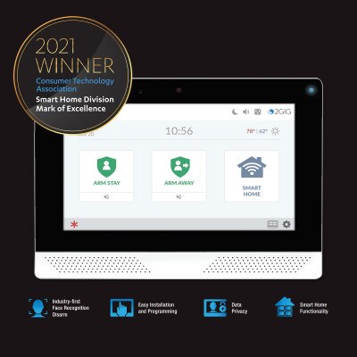 2GIG EDGE Security Panel with 7" Touchscreen, Verizon