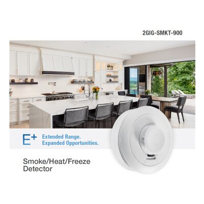 2GIG E+ Smoke, Heat & Freeze Detector