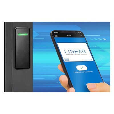 Linear Access Control Bluetooth + 125 kHz Prox Reader