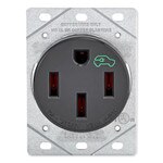 Leviton 50A Heavy Duty Flush Mount Receptacle/Outlet for EV Charging Stations