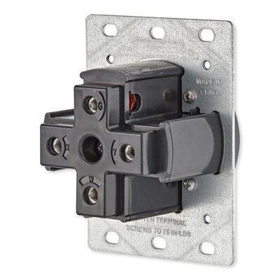 Leviton 50A Heavy Duty Flush Mount Receptacle/Outlet for EV Charging Stations
