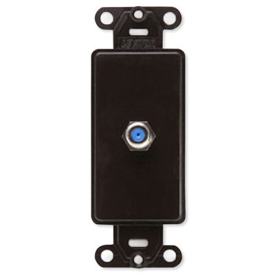 Leviton Decora F Connector Insert, Brown