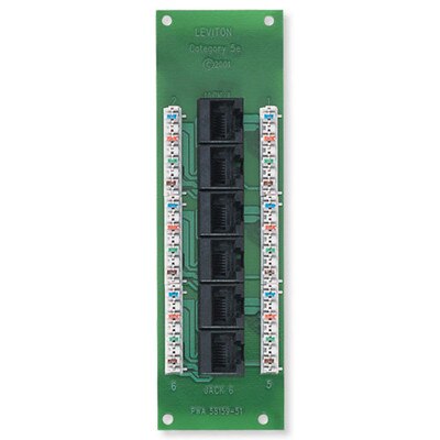 Leviton Cat5e Voice & Data Board