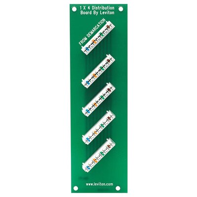 Leviton 1x4 Bridged Telephone Board