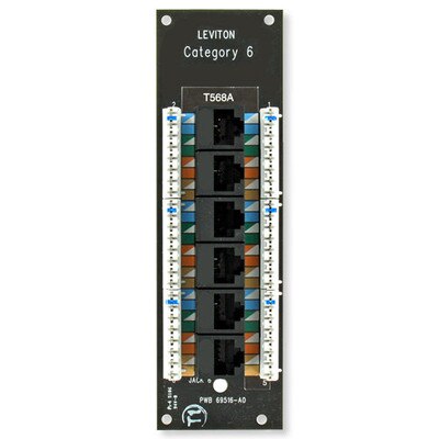 Leviton Cat6 Voice & Data Board