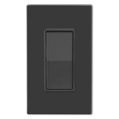 Leviton Decora Rocker 4-Way AC Quiet Switch, 15A, 120/277V, Black