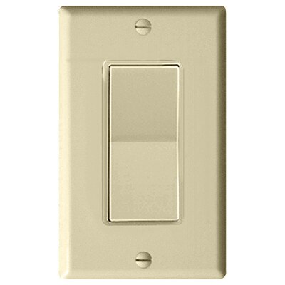 Leviton Decora Plus Wall Switch for Window Motors, Momentary Contact, Ivory