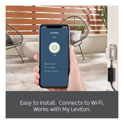 Leviton Decora Smart Wi-Fi Outdoor Plug-In Switch