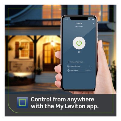 Leviton Decora Smart Wi-Fi Switch, 15A (2nd Gen)