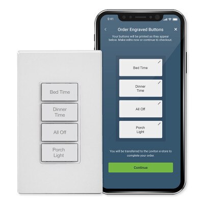 Leviton Decora Smart Wi-Fi Scene Controller Switch (2nd Gen)