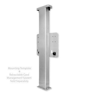 Leviton EV Side by Side Dual Mount Pedestal, Pedestal Body