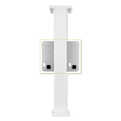 Leviton EV Side by Side Dual Mount Pedestal, Mounting Template