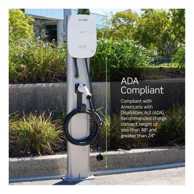 Leviton EV Dual Mount Pedestal