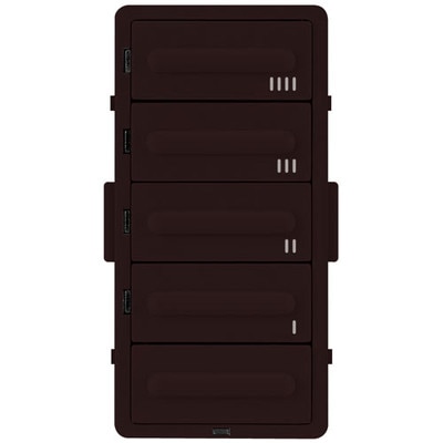 Leviton Countdown Timer 5-Button Color Change Kit, Brown