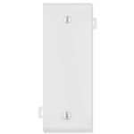 Leviton Blank Sectional Wallplate (Center Section), White