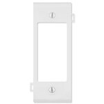 Leviton Decora Sectional Wallplate (Center Section), White