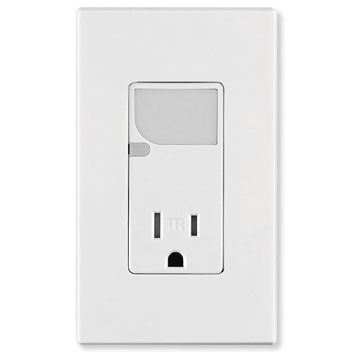 Leviton Combination Wall Switch (LED Guide Light & Receptacle)