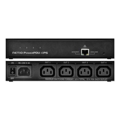 NETIO PowerPDU 4PS Smart Power Distribution Unit, 4 IEC-320 C13 Outputs