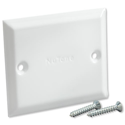 NuTone Central Vacuum Blank Cover Plate