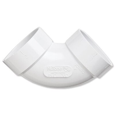 NuTone Central Vacuum 90 Degree Sweep Ell Fitting