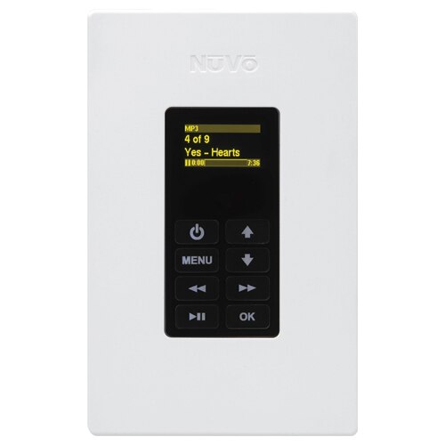 Nuvo E6G Decora OLED Control Pad, 1-Gang