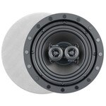 ArchiTech Premium 6.5 In. Frameless Single-Point Stereo In-Ceiling Speaker, 2-Way