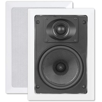 OEM Systems ArchiTech Kevlar 5.25 In. In-Wall Speakers, 2-Way (Pair) (Open Box)