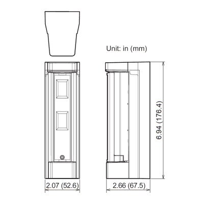 Optex Universal Wireless Gate & Patio Dual PIR Detector