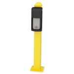 Optex 21 In. Mini Post for Curb Mounting OVS Series, Yellow