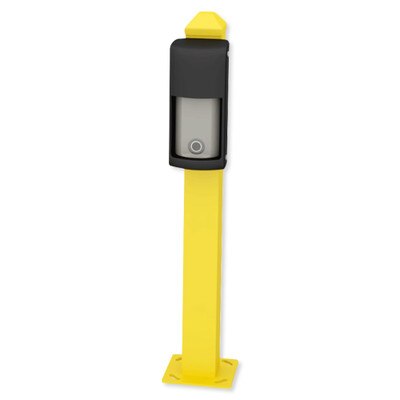 Optex 21 In. Mini Post for Curb Mounting OVS Series, Yellow