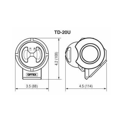 Optex Wireless 2000 In/Outdoor Motion Sensor Transmitter