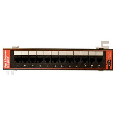 On-Q/Legrand 12-Port Cat5e Wall-Mount Patch Panel with 89D Bracket