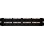 On-Q/Legrand 48-Port Cat5e Rack-Mount Patch Panel