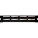 On-Q/Legrand 48-Port Cat6 Rack-Mount Patch Panel