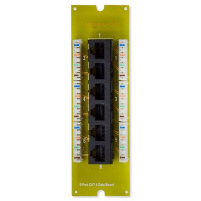 On-Q/Legrand 6-Port Cat6 Data Board