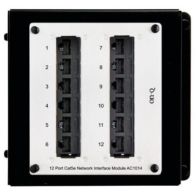 On-Q/Legrand 12-Port Cat5e Network Interface Module